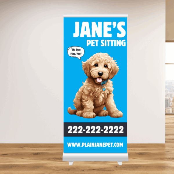 Retractable Banner - Upload Your Own Design